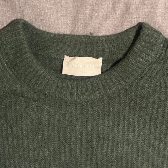 Everlane Cocoon Crew in Alpaca - Picture 2 of 3